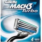 Gillette Mach3 Turbo Recambio 4 Unidades